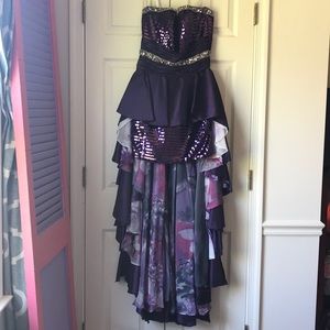 Purple Tony Bowls Evenings prom dress